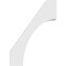 Ekena Millwork 3 1/2-in. W x 20-in. D x 28-in. H Westlake Architectural Grade PVC Knee Brace BRCP035X20X28WTL - alternate 5